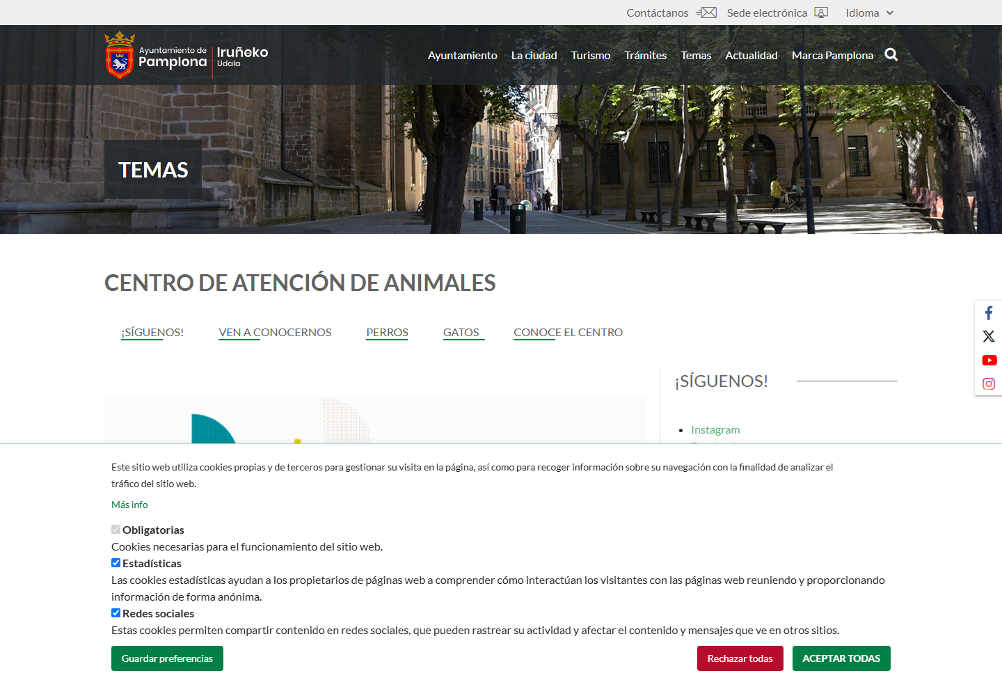 Centro de Atención a Animales del Ayuntamiento de Pamplona